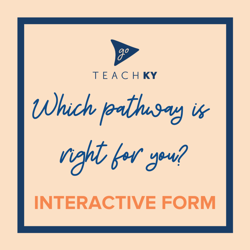 Which pathway is right for you? Interactive form