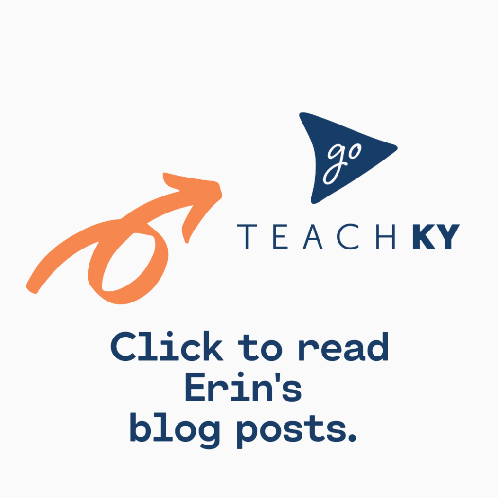 Click to read Erin's blog posts. 