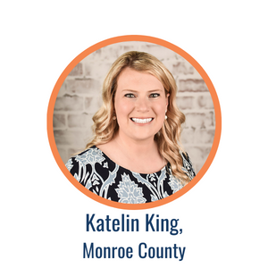Katelin King, Monroe County