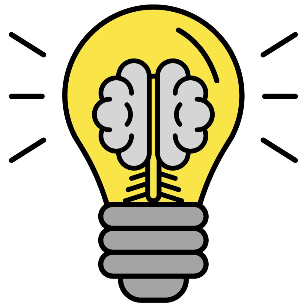 Lightbulb with brain