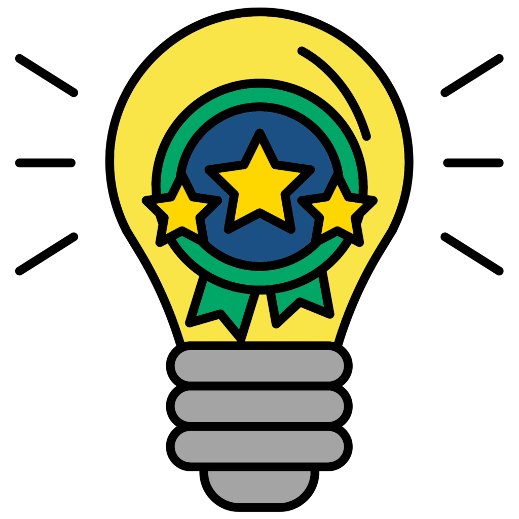 Lightbulb with star