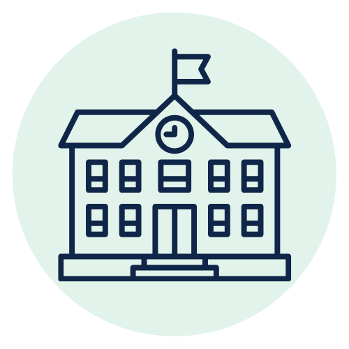 Icon of school building