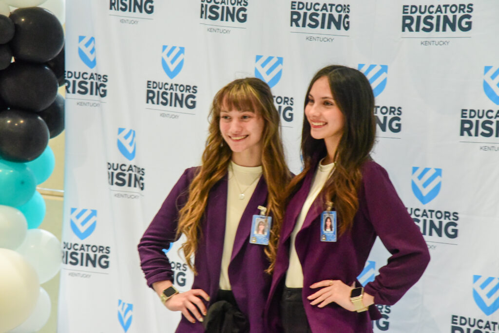 Student competitors at the 2025 Educators Rising state conference in Louisville.