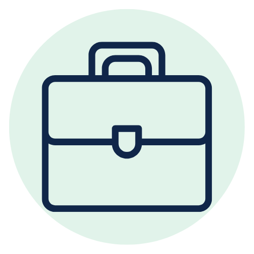 Icon of a briefcase